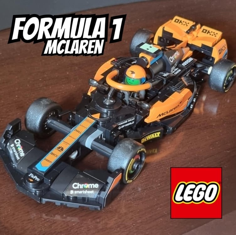 LEGO Set Speed Champions 76919 Carro de Corrida de Formula 1 da McLaren 2023 245 peças LEGO Set Speed Champions 76919 Carro de Corrida de Formula 1 da McLaren 2023 245 peças