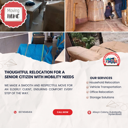 Helping an elderly couple move with care and dignity today