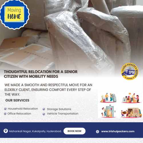 We helped an elderly couple shift