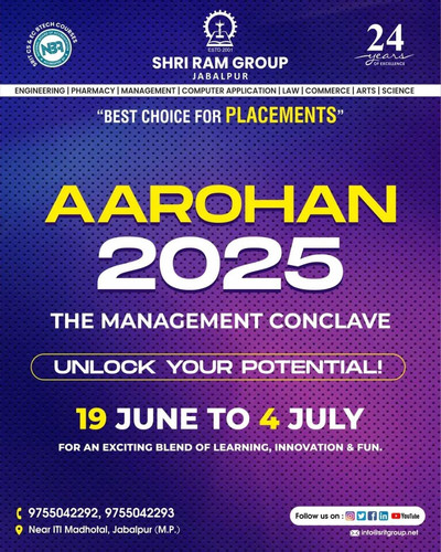 Aarohan the Management Conclave 2025 is Going Live at Shri Ram Group Jabalpur.jpg