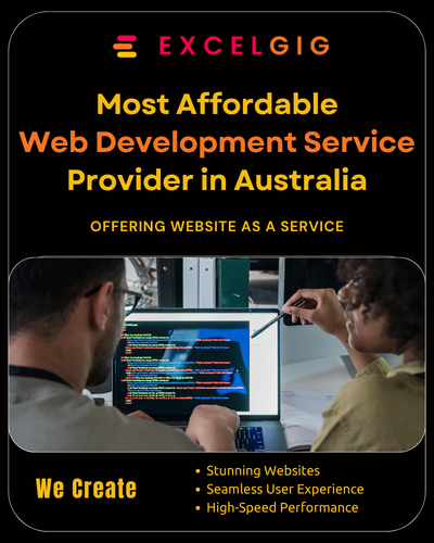 Most Affordable Web Development Service Provider in Australia: Excelgig.png