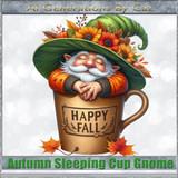Autumn Sleeping Cup Gnome