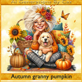 Autumn granny pumpkin