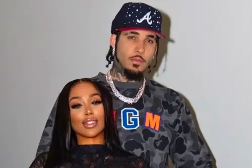 Rapper and basketball player LiAngelo Ball and his girlfriend, Rashida Nicole, are expecting their f.webp
