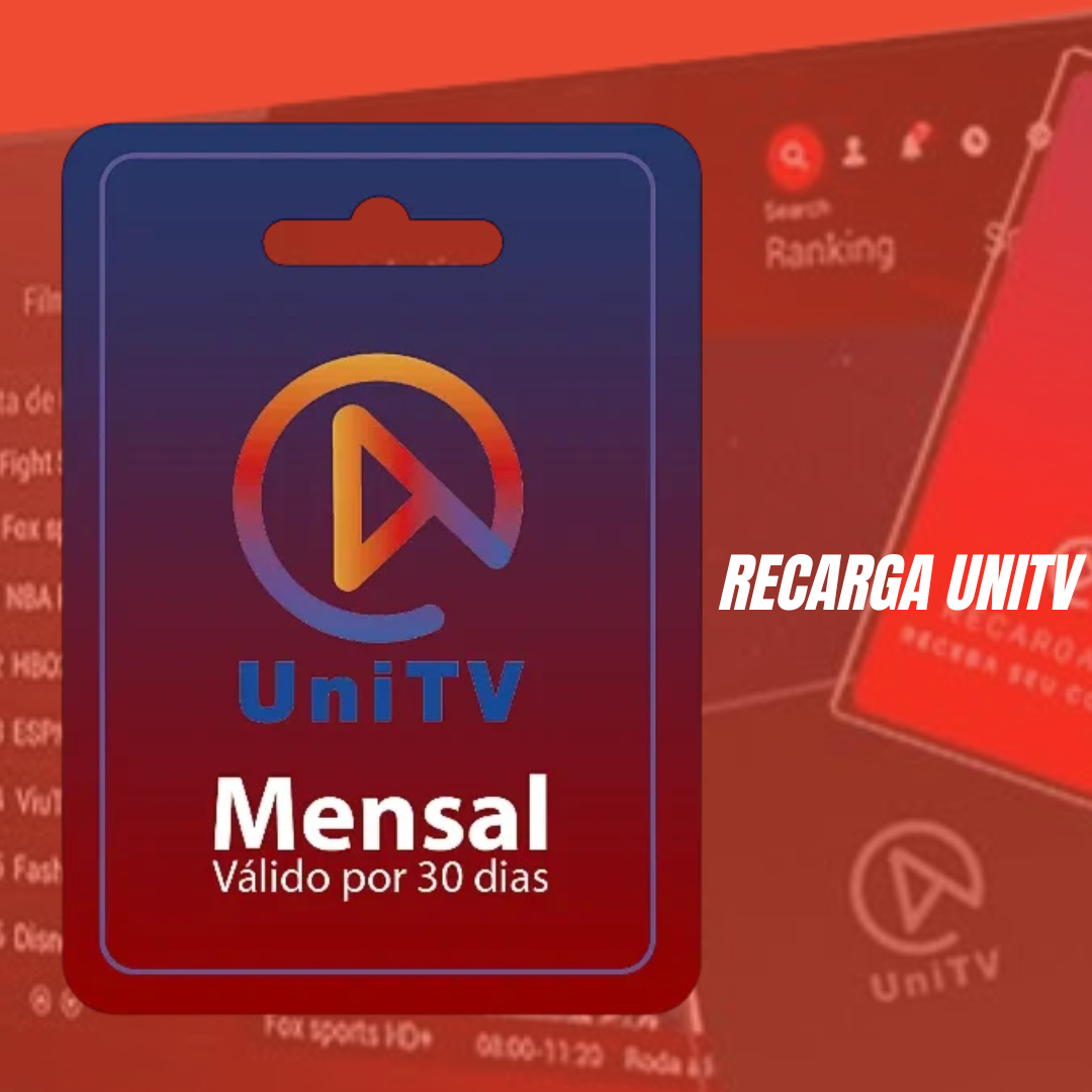 UniTV Recarga mensal 30 dias - Gift Card