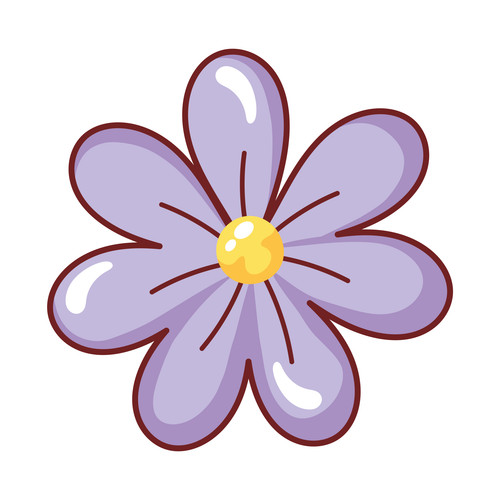 purple daisy nature retro and nostalgic icon isolated.jpg