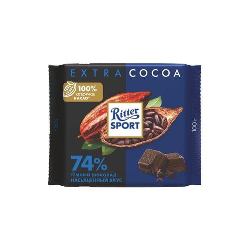 4000417933003 Шоколад Ritter Sport Темный 74% Какао 100 Г .jpg