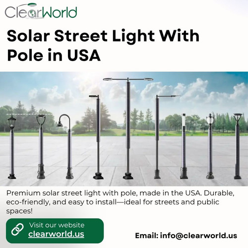 Solar Street Light With Pole in USA.jpg