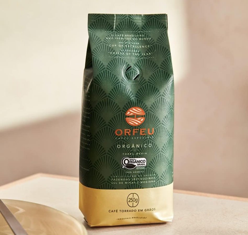 ORFEU Café Em Grãos Orgânico Orfeu 250G