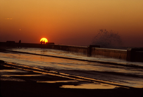Havana 1984. Sunset on the Malecon, Cuba, Rene Burri.