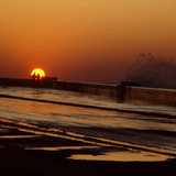 Havana 1984. Sunset on the Malecon, Cuba, Rene Burri.
