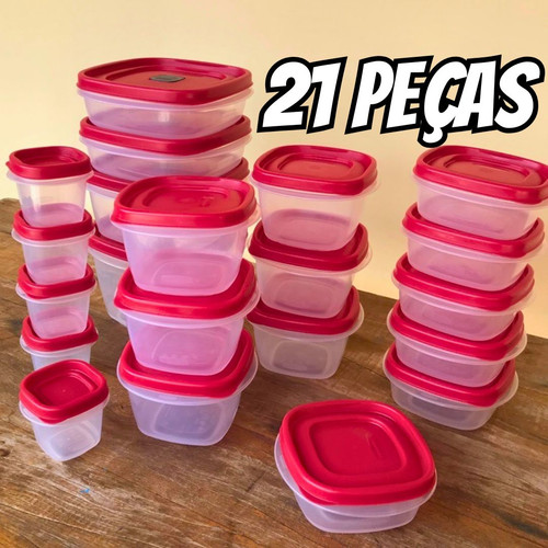 Potes para armazenamento de alimentos Rubbermaid.jpg