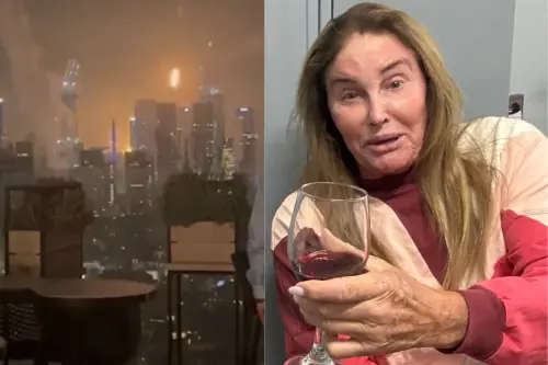 Caitlyn Jenner looks horrible in new photo released from a bomb shelter in Tel Aviv.webp