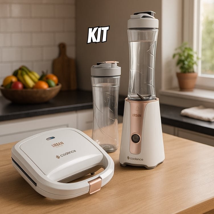 Kit Cadence Dream Rosé Gold – Blender e Sanduicheira