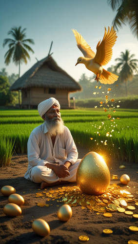 Leonardo Phoenix 10 In a serene rural setting under the golden 3.jpg