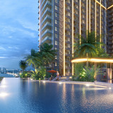 10 GRAND SOLAIRE NOBLE EXTERIOR GARDEN AND POOL 02 02 TWILIGHT Draft 04