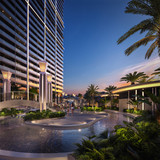 09 GRAND SOLAIRE NOBLE EXTERIOR GARDEN AND POOL 01 03 TWILIGHT Draft 03 OP 1