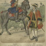 072 Austria 1618 1708 Oesterreich Ungarn Savoyen Dragoner Dragoner (1682) Officier (1690)R Knotel [7