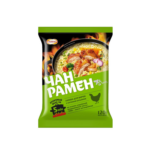 4607065580612 ЛАПША Д ВАРКИ ДОШИРАК ЧАН РАМЁН КУРИЦА 120 Г ПАК..jpg