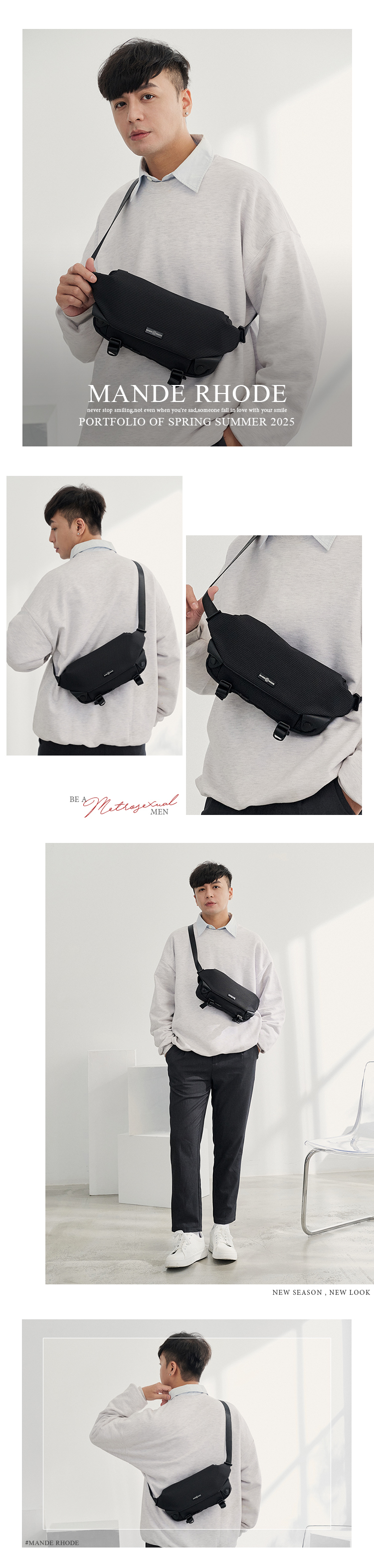 #MANDE RHODEMANDE RHODEnever stop smilingnot even when youre sadsomeone fall in love with your smilePORTFOLIO OF SPRING SUMMER 2025 NEW SEASON, NEW LOOK