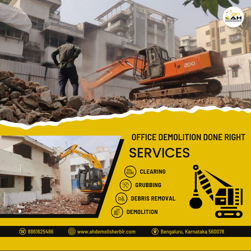 Tech office interior demo  HSR Layout