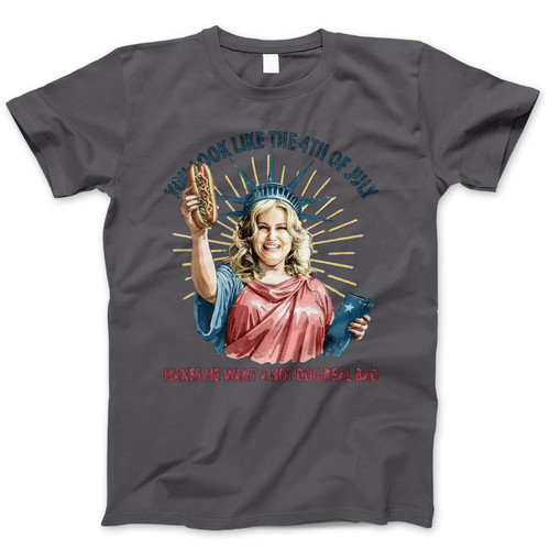 Photograph of four blank t-shirts greys beige and army green. Clipping path included. Ready for your.jpg