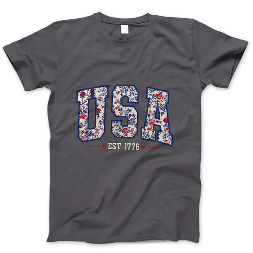 Photograph of four blank t-shirts greys beige and army green. Clipping path included. Ready for your.jpg