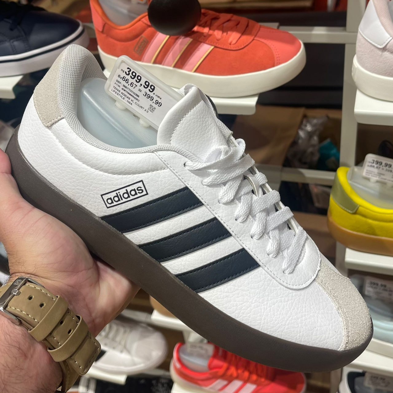 Tênis Masculino Vl Court Base adidas Novo