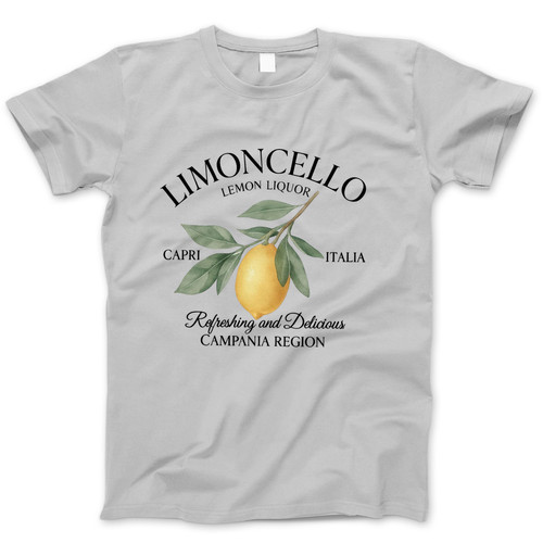 Photograph of four blank t-shirts greys beige and army green. Clipping path included. Ready for your.jpg