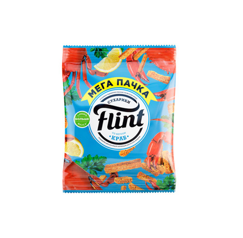 4870209744595 СУХАРИКИ FLINT КРАБ 100 Г ПАК..jpg