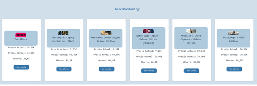 Comparador Precios Juegos