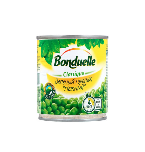 3083680538404 Горошек Зелёный Bonduelle Нежный 200 Г ЖБан. .jpg