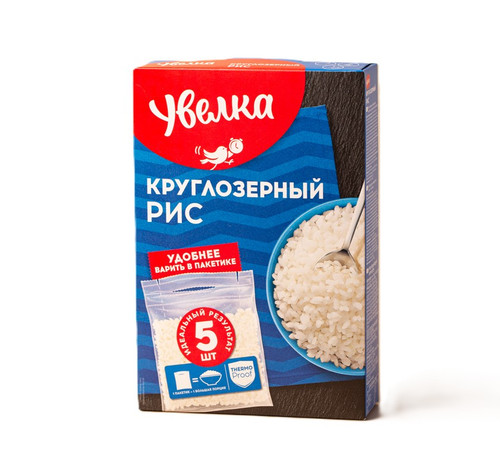 4607016245515 Крупа Рисовая Увелка Круглозерный Шлифованный 400 Г Кор. .jpg