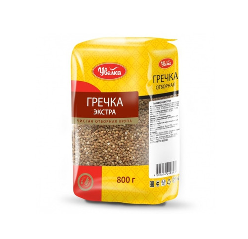 4607016240893 Крупа Гречневая Увелка Экстра Отборная Ядрица 800 Г.jpg