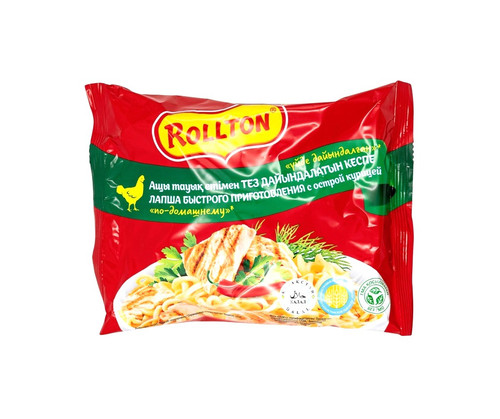 4870227273022 Лапша Rollton с Острой Курицей По Домашнему 85 Г Пак..jpg