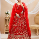 Women's Bridal Embroidered Lehenga Choli