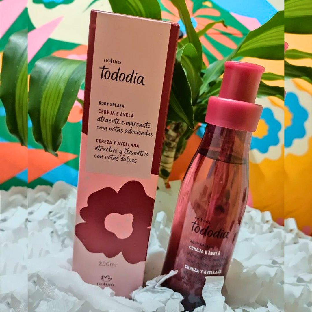 Body Splash Colônia Tododia Cereja E Avelã 200ml – Natura