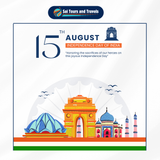 Celebrate Independence Day with Sai Tours