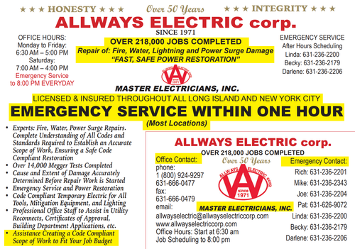Electrical Services Long Island | Emergency Electrician Long Island | AllWay Electric Corp.png