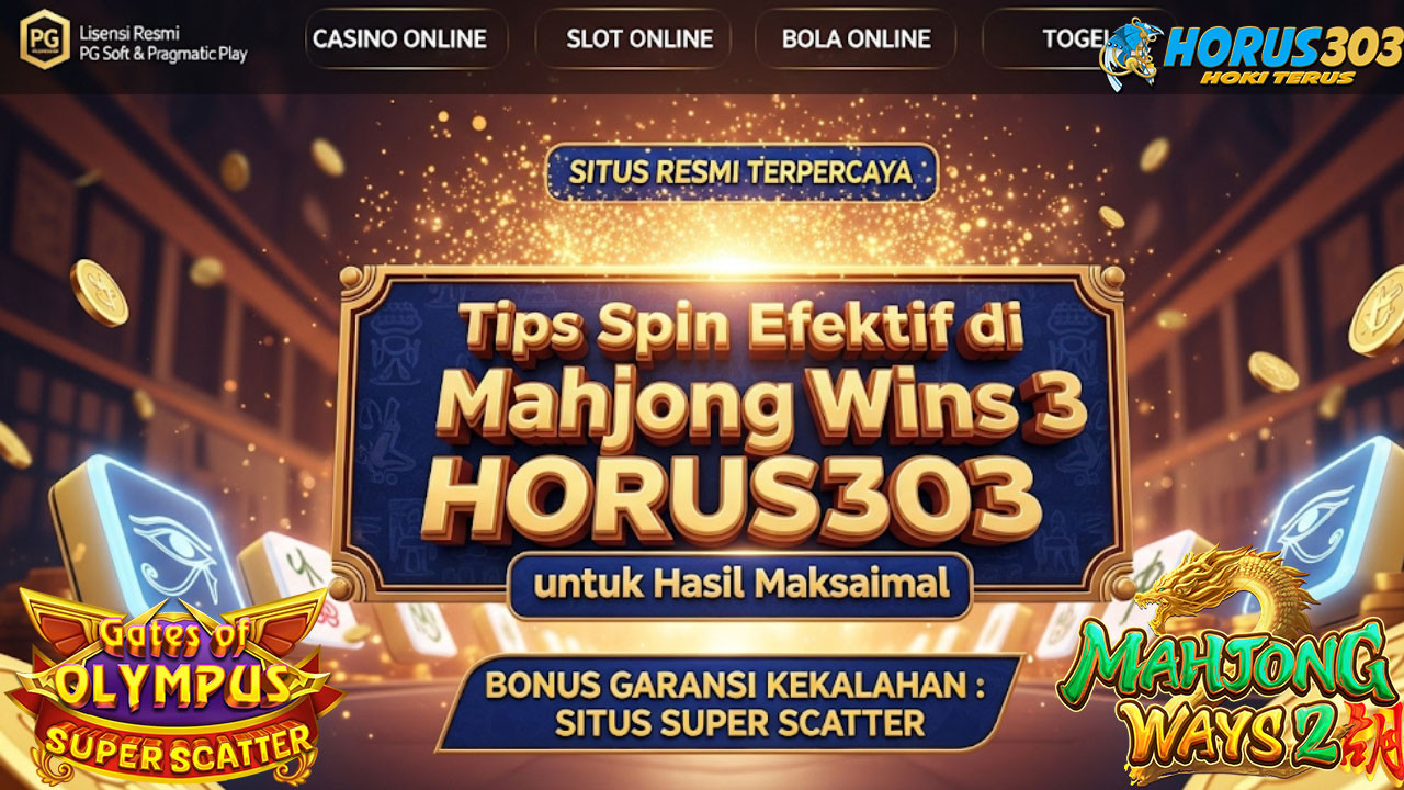 Strategi Pola Scatter Hitam yang Ubah Nasib di Mahjong Wins 3 HORUS303