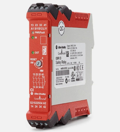 PM 0E36228 Allen Bradley 440R S13R2 Guard Master GSR CI Safety Relay 440RS13R2.jpg