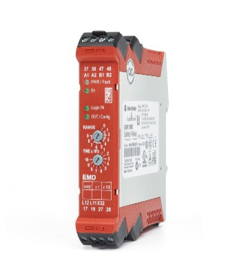 PM 0E36227 Allen Bradley 440R EM4R2D EXPANSION MODULE TIME DELAY Guard Master Safety Relay.jpg