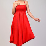 Women's A Line Midi Dress