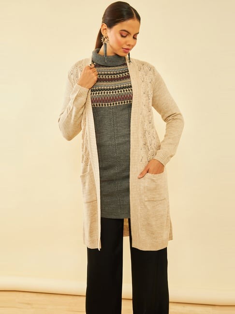 Women's Longline Knitted Shrug.jpg