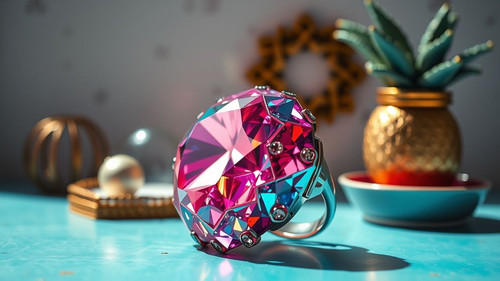 a fotografia capturada com uma cmera de alta qualidade apresenta um acessrio deslumbrante que se.jpg