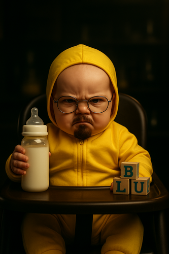20250709 1006 Breaking Bad Baby simple compose 01jzr2akcaebnsxgzhwc43yqsc.png
