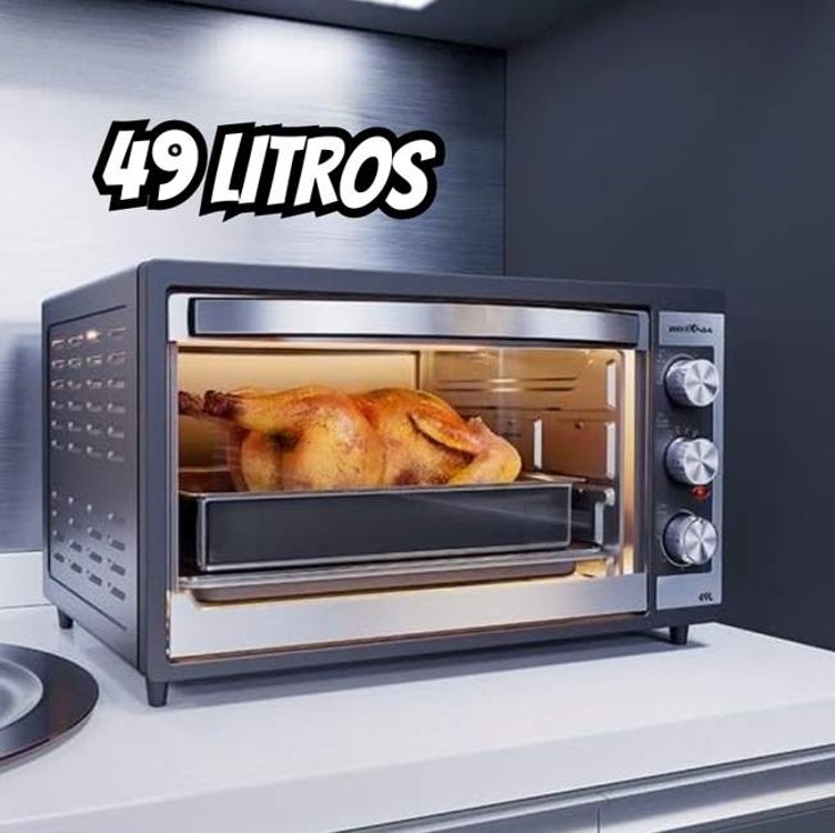 Forno Elétrico 49L Britânia BFE49 Dupla Resistência – 220V