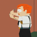 Distraction 03 Detective Harrison Yates of 'South Park' fame drawing over his hand and making measur.gif