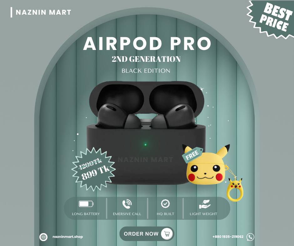 Airpod Pro 2nd Generation (Black Edition)