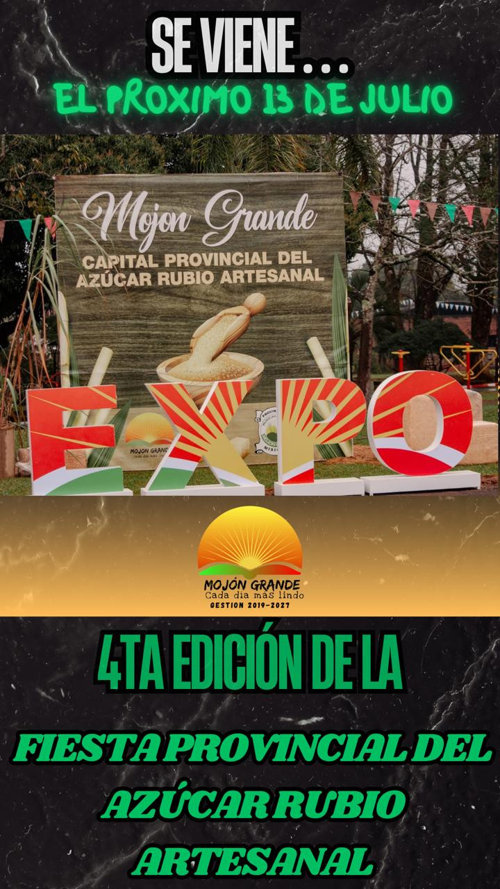 Fiesta Provincial del Azúcar Rubio Artesanal: Mojón Grande se prepara para su cuarta edición